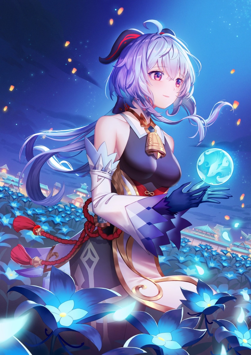 anime girls, 2K, Genshin Impact, Ganyu (Genshin Impact)
