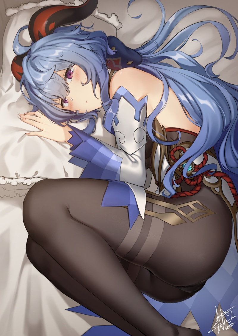 Ganyu (Genshin Impact), 4K, anime girls, Genshin Impact