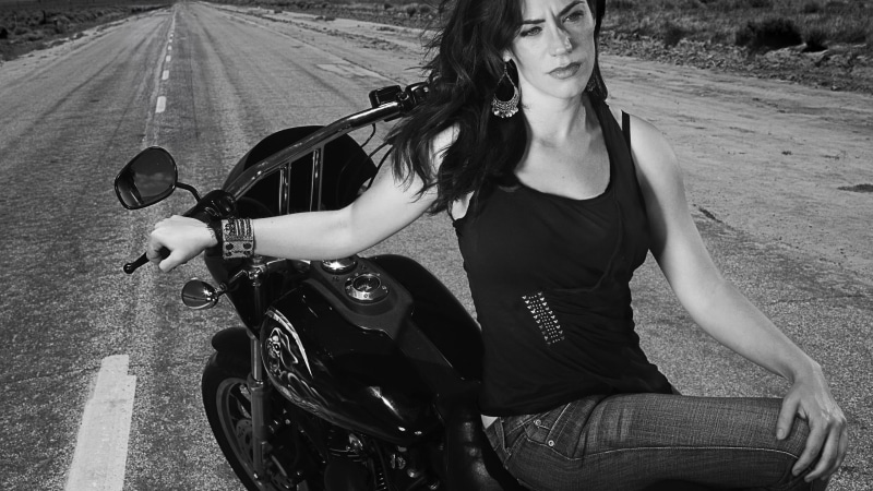 women, Maggie Siff, land vehicle, three quarter length, top, Sons Of Anarchy, young women, casual clothing, tank top, leisure activity, mode of transportation