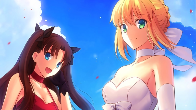 Fate Series, 1080P, Tohsaka Rin, Saber