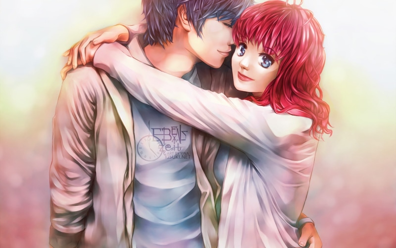 couple - relationship, women, Anime, fashion, adult, lifestyles, 1080P, love, young women, romance, people, togetherness, outdoors, positive emotion, hairstyle