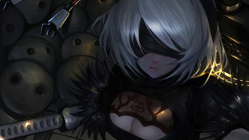 YoRHa No.2 Type B, 1080P, Video Game, NieR: Automata