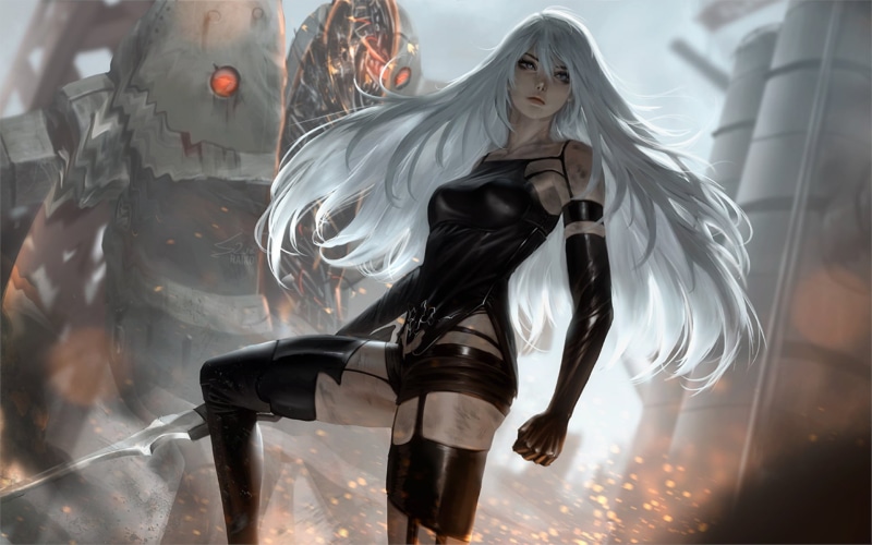 girl, NieR Automata, YoRHa Type A No 2, 1080P
