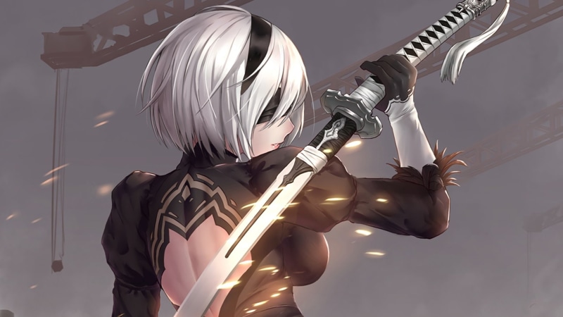 YoRHa No.2 Type B, 1080P, NieR: Automata, Video Game
