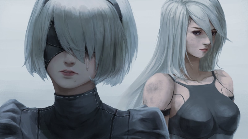 1080P, NieR: Automata, YoRHa Type A No.2, Video Game, YoRHa No.2 Type B, Girl