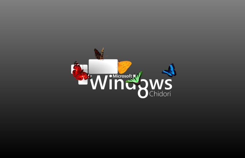 black background, indoors, chidori, art and craft, representation, Computers, copy space, login, screen, Windows 8, multi colored, communication