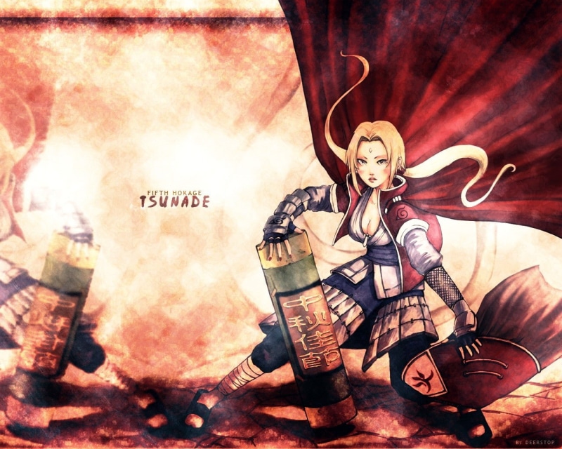 tsunade, art, hd, naruto, x, anime, shippuden, Naruto: Shippuden, 720P, hokage