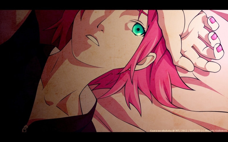 sakura, shippuden, eyes, 720P, aqua, Haruno Sakura, anime, naruto, girls, haruno, x, pink, Naruto: Shippuden, art, hd, hair