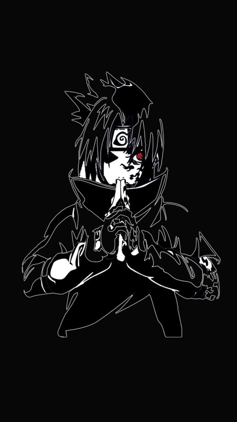 anime, white, Naruto (anime), 1080P, red, Uchiha Sasuke