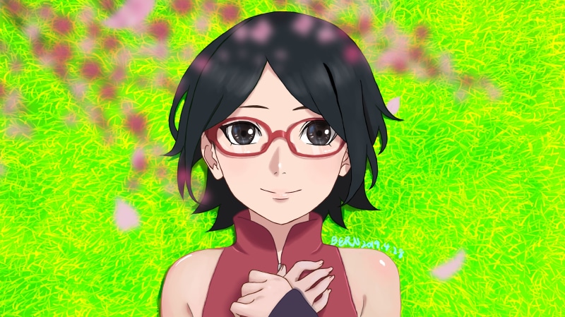 Boruto, Sarada Uchiha, Naruto, 4K
