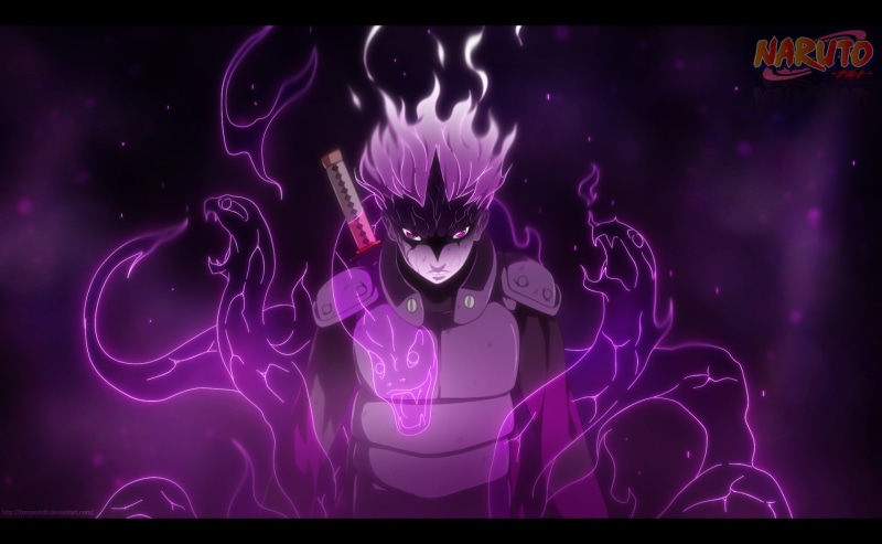 technology, looking at camera, adult, auto post production filter, Anime, Mitsuki (Naruto), women, indoors, transfer print, one person, Boruto, purple