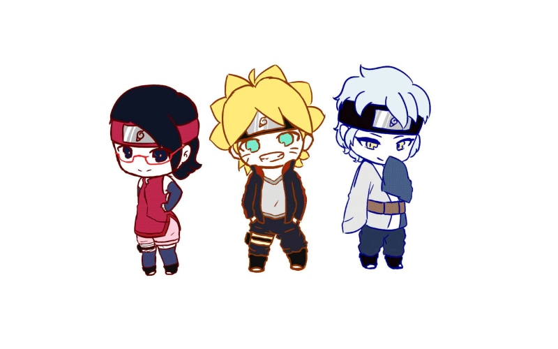 1080P, Anime, Boruto, Mitsuki (Naruto), Boruto Uzumaki, Sarada Uchiha