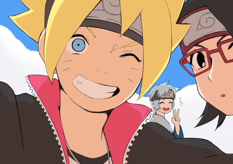 Anime, 1080P, Boruto, Sarada Uchiha, Boruto Uzumaki, Mitsuki (Naruto)