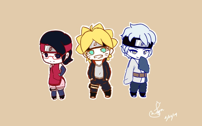 1080P, Mitsuki (Naruto), Boruto, Anime, Boruto Uzumaki, Sarada Uchiha