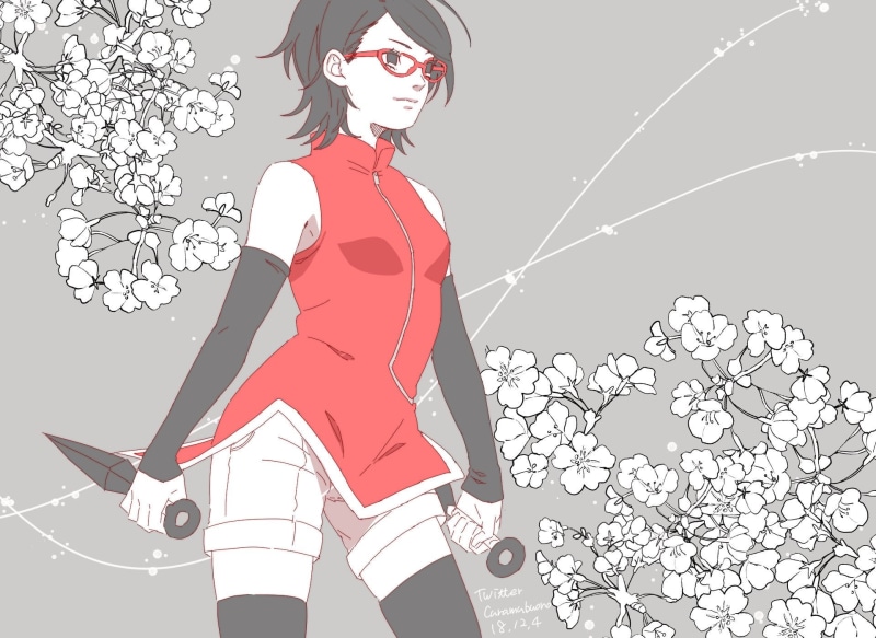 Naruto, Boruto, Sarada Uchiha, 1080P