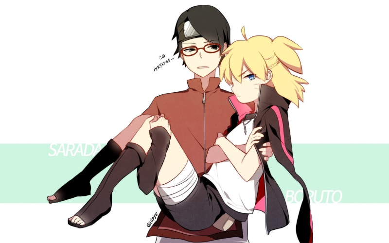 Boruto, Anime, Sarada Uchiha, 1080P, Boruto Uzumaki