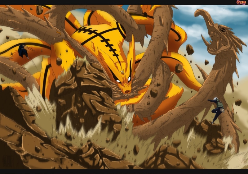 nature, 1080P, naruto shippuuden uzumaki naruto kyuubi hokage bijuu, creativity, plant, full frame, close-up, beauty in nature, tree, animal representation