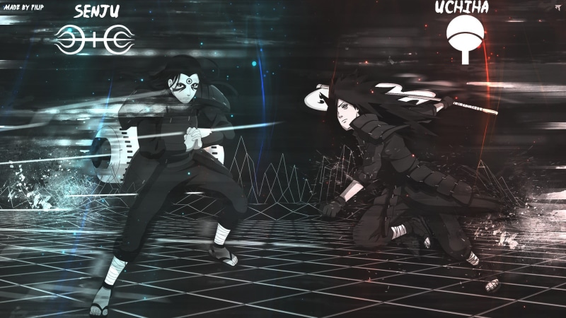 unchiha, Madara Uchiha, Naruto, madara, 1080P, Hashirama Senju, vs, senju, Anime