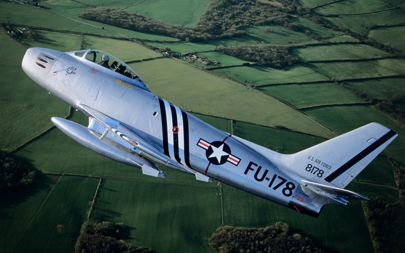 North American, USAF, 1080P, F-86 Sabre, North American F-86А Sabre