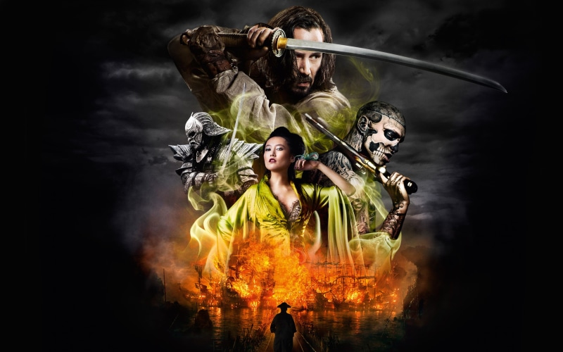 movies, 2K, warrior, keanu, katana, 47 ronin, men, 2013, celebrities, fantasy, samurai, ronin, reeves, sabre