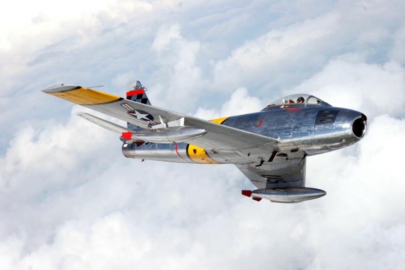 sabre, force, 1080P, american, aircraft planes, clouds, north