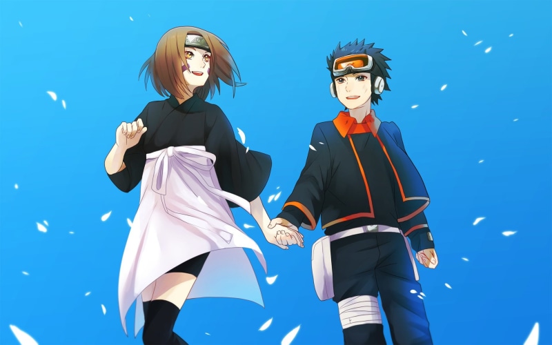 Obito Uchiha, 1080P, Naruto, Anime, Rin Nohara