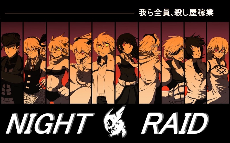 music, adult, 720P, night, anime anime girls akame ga kill bulat chelsea leone mine akame ga kill tatsumi akame lubbock najenda susanoo character sheele