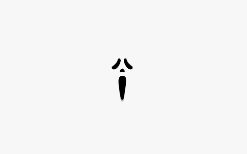 Scream, minimalism, 2K