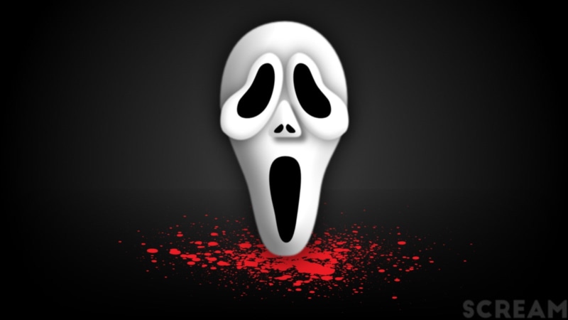 720P, blood, mask, Scream, movies