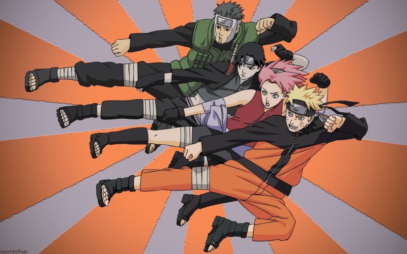 Hokage (Naruto), Naruto Uzumaki, Sakura Haruno, 1080P, Sai (Naruto), Naruto, Yamato (Naruto), Anime