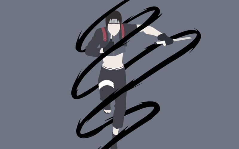 Sai (Naruto), Anime, 4K, Naruto