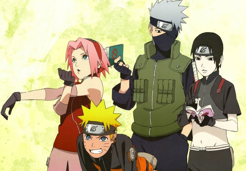 Kakashi Hatake, Naruto, Naruto Uzumaki, Sai (Naruto), 1080P, Sakura Haruno, Anime