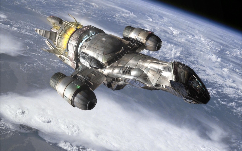 Serenity, spaceship, Firefly, 2K, TV