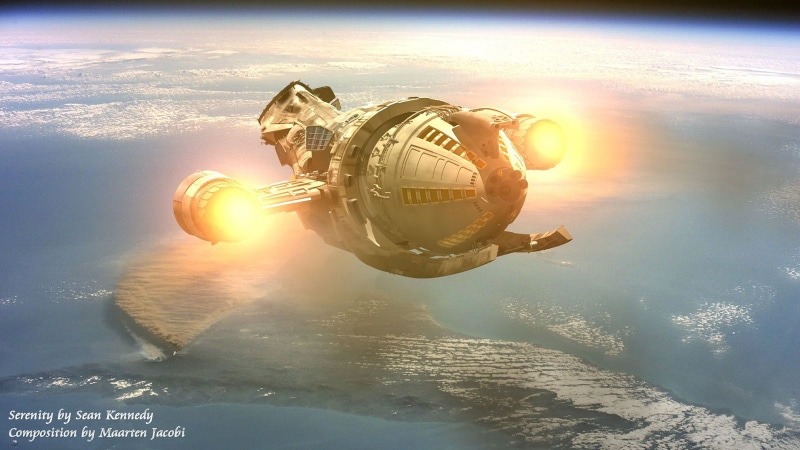 Firefly, 720P, Serenity, spaceship