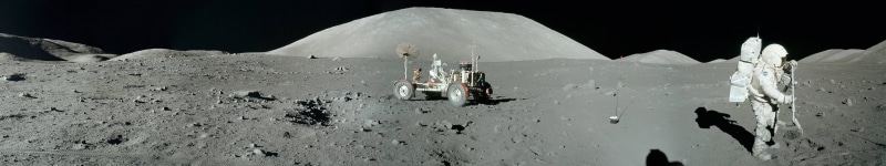 8K, space, Moon, astronaut