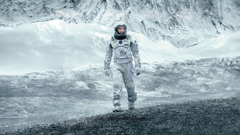 4K, HD, Astronaut, walking, Matthew McConaughey, surface, gray, 4K, Interstellar