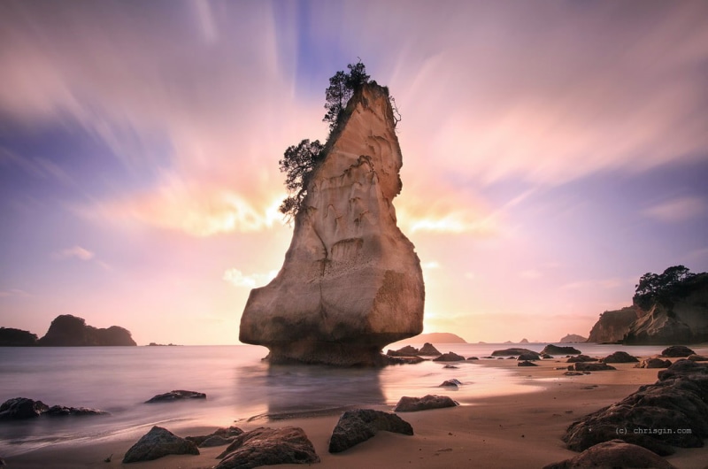 te, sunrise, rock - Object, sky, twelve, pillar, 480P, sunset, Australia, landscape, sea, Twelve Apostles, coromandel, apostles, Cathedral Cove, rock