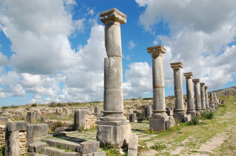 outdoors, cloud - sky, ancient, ruined, the Past, architecture And Buildings, tourism, stone Material, nature, ruin, roman, antique, pillars, famous Place