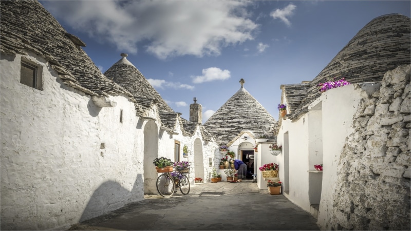 Alberobello, Italy, Puglia, Italia, truly, 1080P