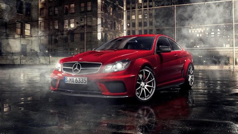 benz, cars, mercedes, black, hd, smoke, dark, 1080P, mercedesbenz, x, series, art, c