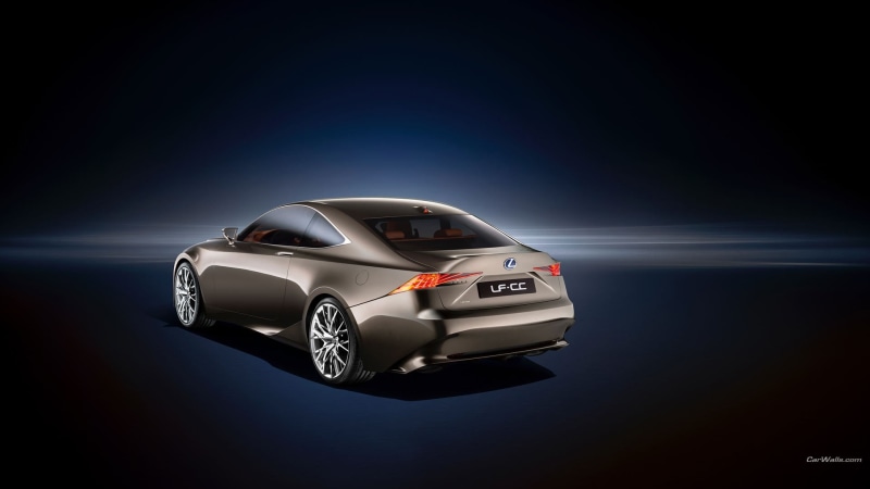 Lexus LF-CC, illuminated, blue, speed, land vehicle, studio shot, copy space, concept cars, renewable energy, motion, 1080P, luxury, alternative energy