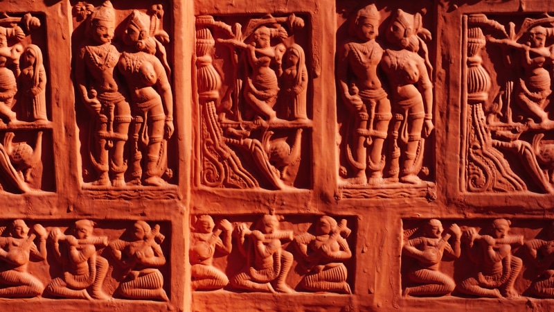 history, architecture, carving, carvings, Buddhism, religion, human representation, no people, culture, temple, belief, people, wall, travel, representation