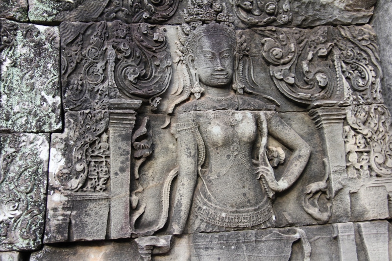 day, asia, history, famous Place, human representation, art and craft, religion, ancient civilization, angkor wat, ruin, representation, temple - Building
