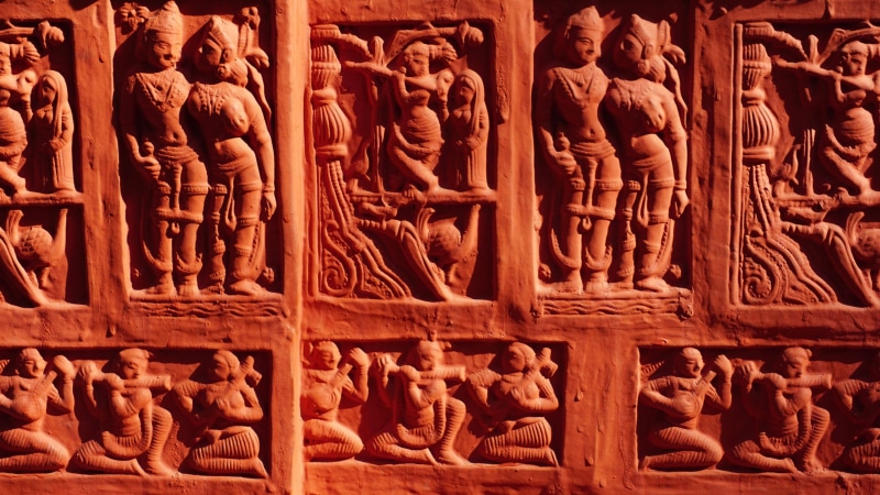 traditional, ancient civilization, no people, culture, travel destinations, craft, carvings, carving, painted, belief, religion, buddha, sculpture, history