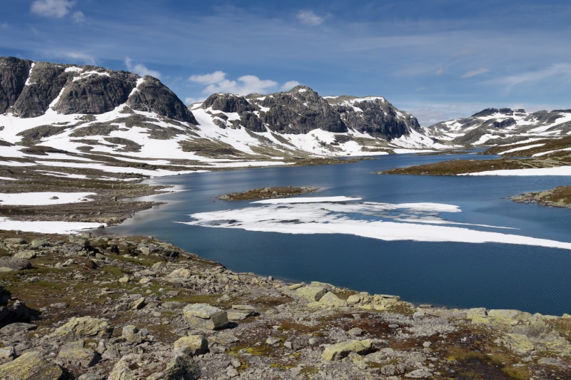 cloud - sky, landscape, mountain, winter, sky, outdoors, day, beauty in nature, hardangervidda, 4K, monolithic part of the waters, tranquility, nature
