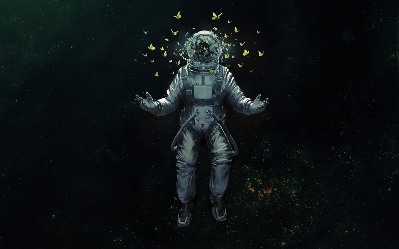 horror, astronomy, uFO, real people, space Suit, illustration, men, cyborg, plastic, imagination, astronaut, the suit, people, one Person, unrecognizable person