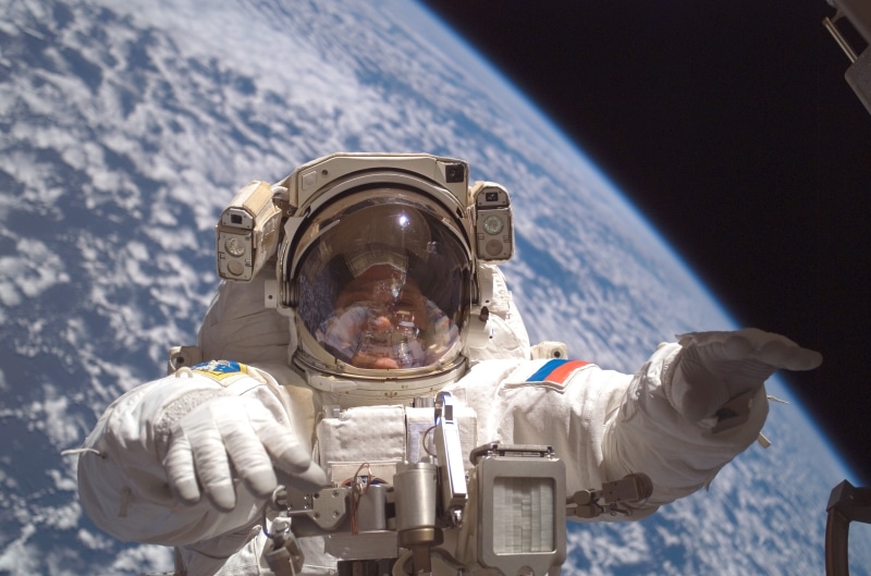 representation, day, portrait, space exploration, suit, obscured face, iss, job, indoors, protective workwear, 2K, floating, extravehicular activity, security