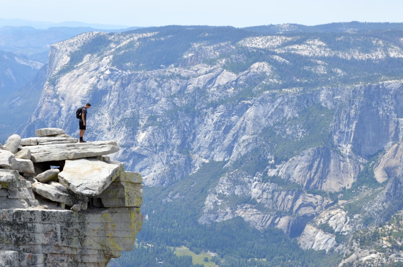 yosemite, climbing, park, one Person, outdoors, Yosemite National Park, mountain, cluff, cliff, conquering adversity, adventure, mountain range, solid