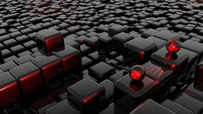 communication, balls, black color, seat, leather, indoors, high angle view, sofa, red, large group of objects, full frame, industry, digital art, connection