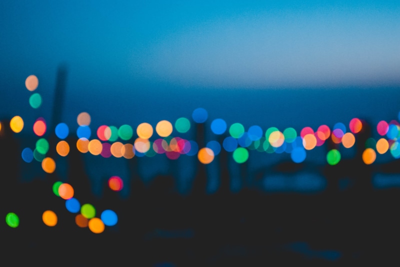 colorful, 4k, lights, bokeh effect, photography, 2K, hd